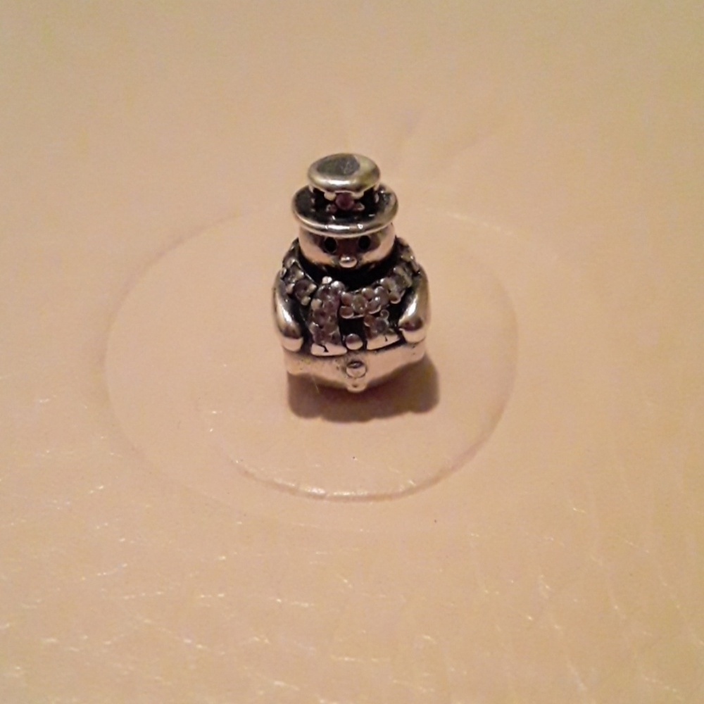 Authentic Pandora Snowman Charm!